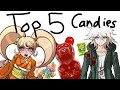 Nagito Reviews: Top 5 Candies (with Hiyoko Saionji)