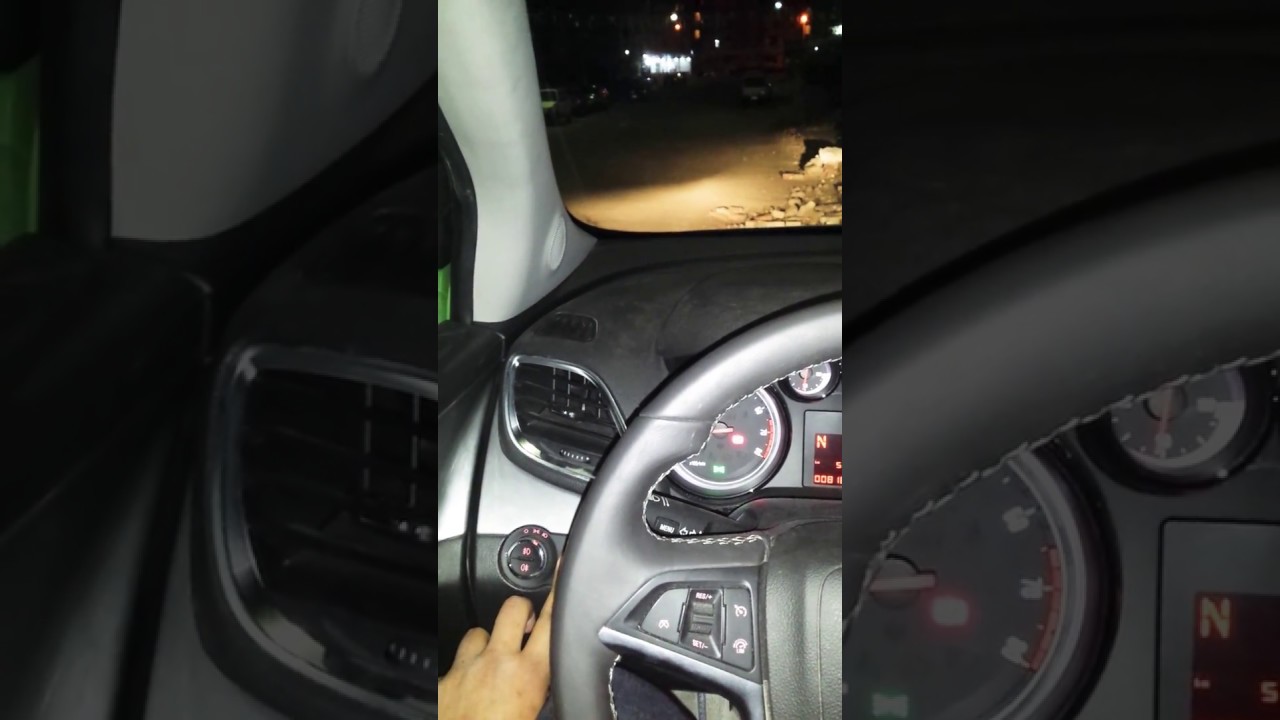 Opel mokka head lights control YouTube