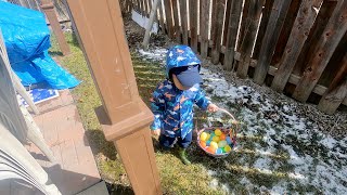 EASTER EGG HUNT WITH NOAH