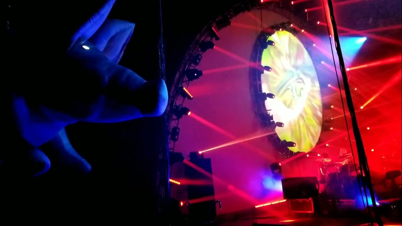 Brit Floyd at Hertz Arena spectacular light show and giant pig. YouTube