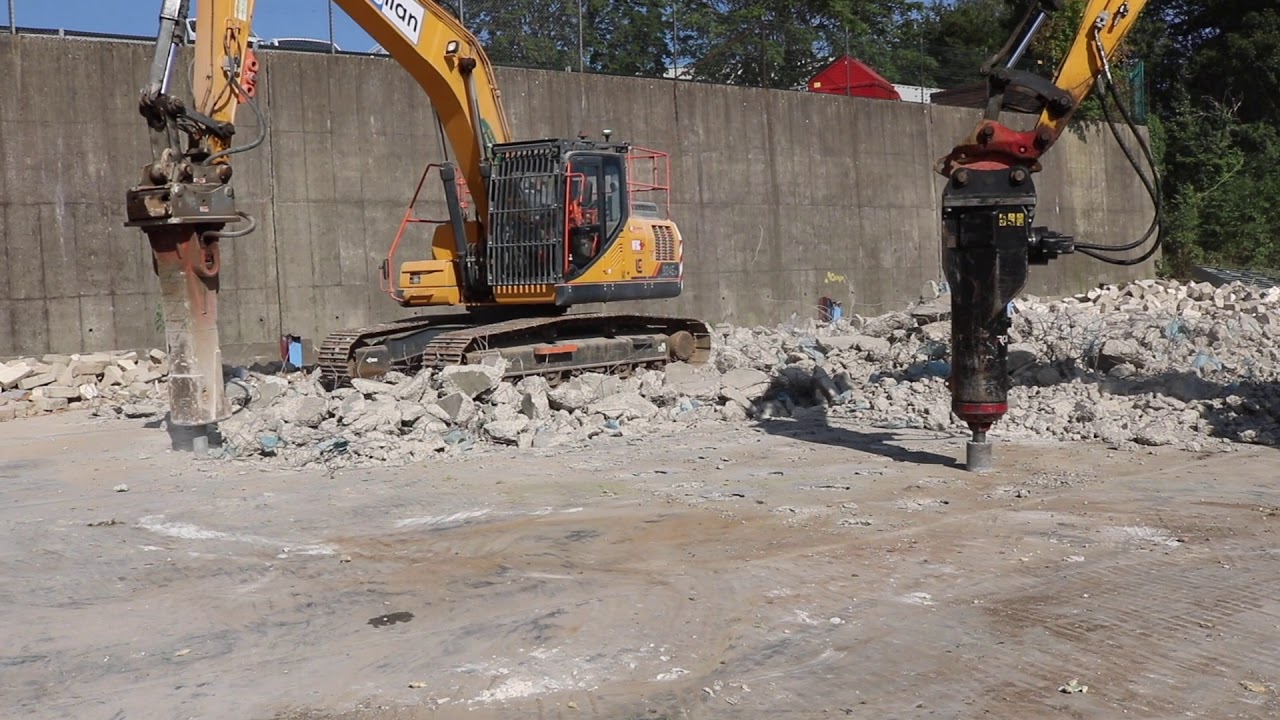 Webster Technologies - ROCKHIT Breaker, Demonstration