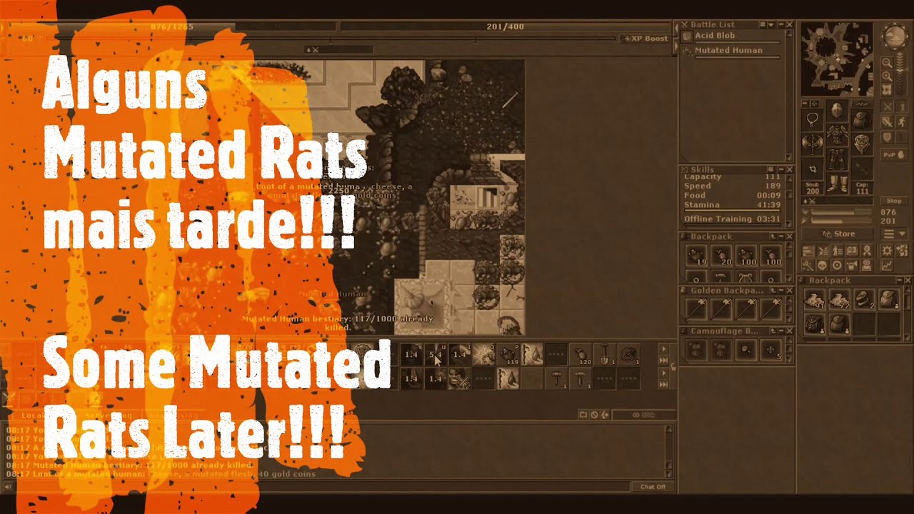 Mutated Rats Tibia Mutated Rat Task Tibia Style - Knight - YouTube