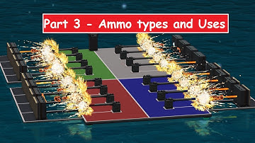 From The Depths - Cram Cannon Tutorial - Part 3 - Ammo Types Analysis (GLORIOUS HIGH EXPLOSIVE)