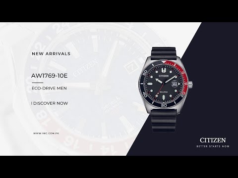 Citizen Eco-Drive Men's Watch – AW1769-10E - YouTube