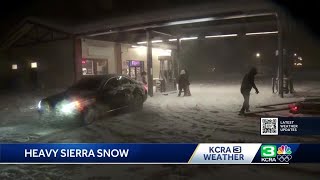 Rain, snow continues across NorCal through Monday night