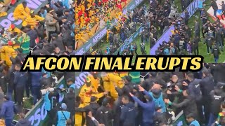 AFCON FINAL CHAOS 😱 | SENEGAL FANS ATTEMPT PITCH INVASION AS MOROCCO WIN PENALTY