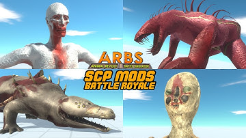 Battle Royale SCP 096 - SCP 682 - SCP173 - SCP 939 - Animal Revolt Battle Simulator Mod