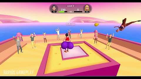 Twerk Race 3D (Levels 1-5 Gameplay Walkthrough Mobile Gameplay Trailer) Android, iOS