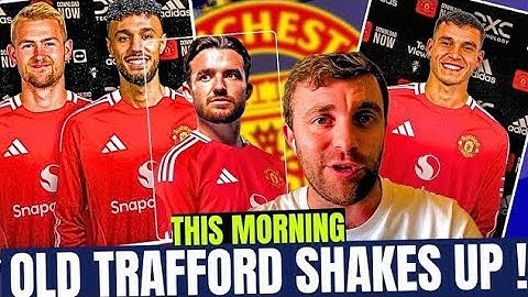 MANCHESTER UNITED'S TRANSFER FRENZY: UGARTE, DE LIGT, AND MAZRAOUI SET TO JOIN! 🔥