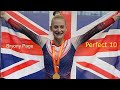 Bryony Page(Great Britain). Trampoline - Perfect 10(Horizontal displacement) World Championship 2022