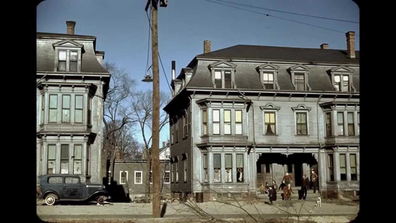 Vintage Scenes of Brockton, MA in Color 1940 YouTube
