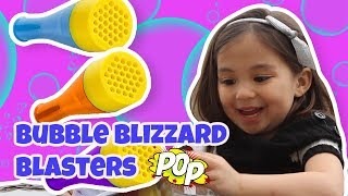 Cathleen Unwraps the Joys of Bubble Blizzard Blasters!! Blowing Bubbles - Competition!