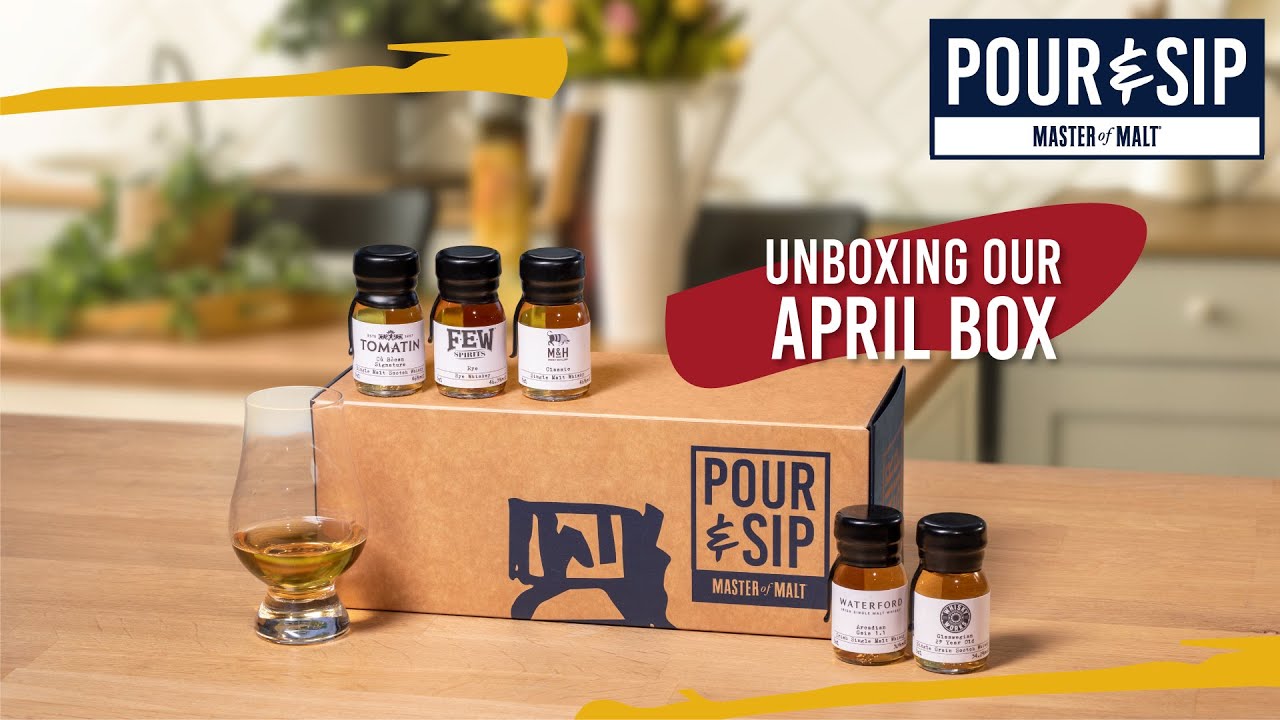 Opening up April's Pour & Sip box!