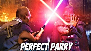 DESTROYING DARTH VADER ● [ NO DAMAGE, ULTRA AGRESSIVE, PERFECT PARRY, 4K60ᶠᵖˢ UHD ]  Jedi: Survivor