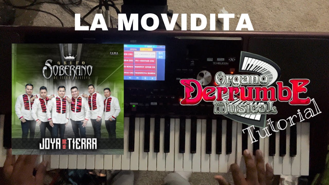 Tutorial - La ￼Movidita Grupo soberano / estilo Rey Y Su Derrumbe Musical ￼