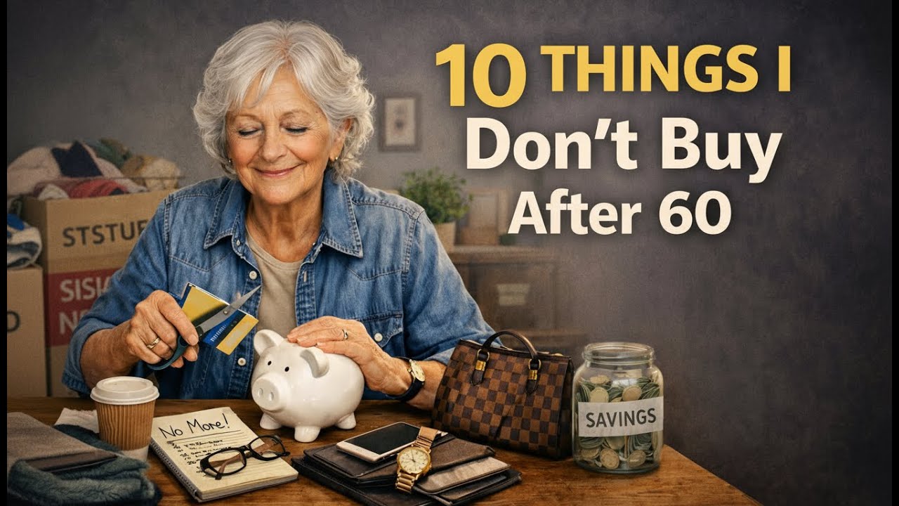 10 Things I Stopped Buying After 60 (Financial Minimalism That Actually Works)
