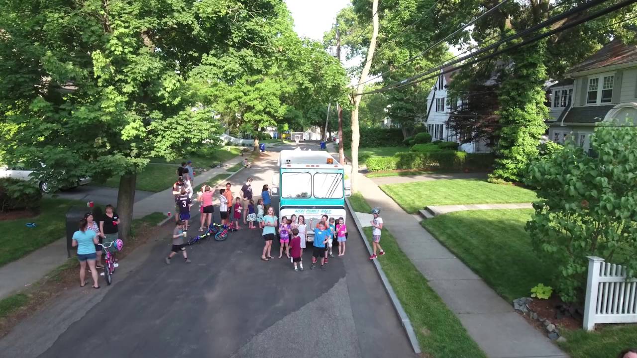 Randlett Park Ice Cream Truck Flyover YouTube
