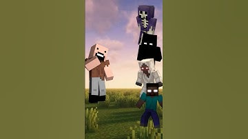 Notch Vs All entity and Herobrine #shortsfeed #minecraftshorts #shorts #minecraft