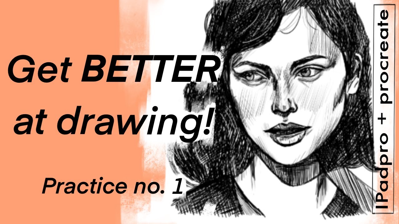 Getting BETTER at drawing! - How to practice? no.1: Faces - miuna - YouTube