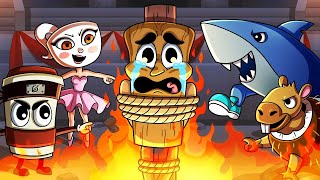 TUNG TUNG TUNG SAHUR está TAN TRISTE… (Animación) screenshot 3