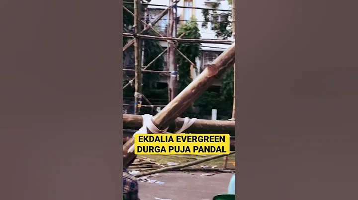 Ekdalia Evergreen Durga Puja 2022 Pandal | Durga Puja 2022 Preparation