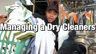 How I manage a Dry Cleaners| Day 1 of 5 Day Vlog Marathon | B.Nicole