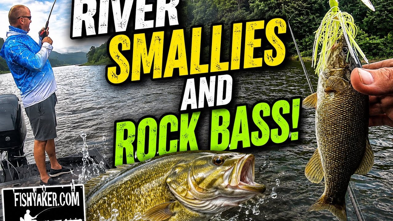 Late Summer River Bass and Rocks!