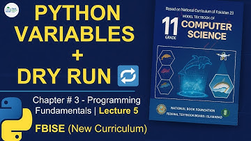 Python Variables Explained (Dry Run)