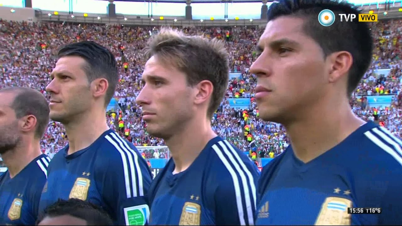 El Himno Argentino En La Final Del Mundial 2014 Youtube