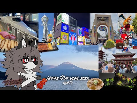 My Japan Trip Vlog of 2023 (Pt 1) - Riding Shinkansen to Osaka, USJ, Mt. Fuji, Tokyo, Sensō-ji etc.