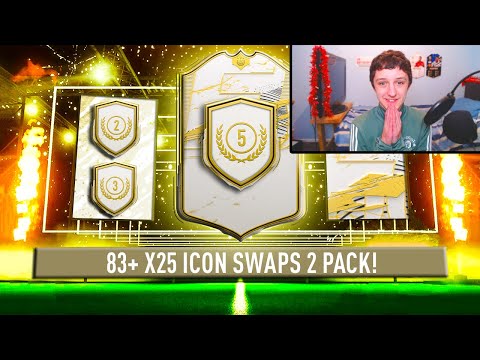 So I opened the 83+ x25 pack u0026 81+ x25 and 82+ x25 pack... | FIFA 21 ICON SWAPS 2