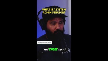 Role of a Systems Administrator