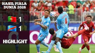 Portugal 1-1 DR Congo | 2026 World Cup Results