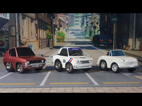 スポーツトイ・アクショントイ sulab. frictionclear10th anniversary mod Toonedx3 Nissan Bluebird SSS, Silvia 1800 LS-X, Fairlady Z