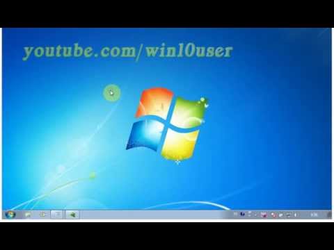 Windows 7 Tips (Ultimate) : How to hide or show desktop icons