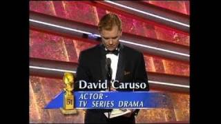 David Caruso Wins Best Actor TV Series Drama - Golden Globes 1994