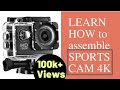 Learn how to assemble accessories of your sports cam 4k