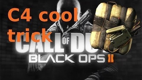 Black Ops 2 awesome trick with the C4 (tutorial)