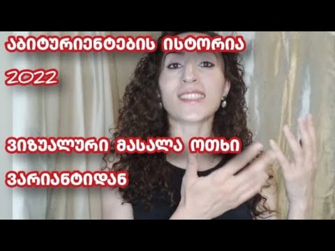 აბიტურიენტებისთვის - ისტორიის ტესტ 2022-ის ვიზუალური მასალა (ოთხი ვარიანტი)