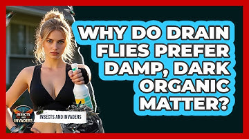 Why Do Drain Flies Prefer Damp, Dark Organic Matter? - Insects and Invaders