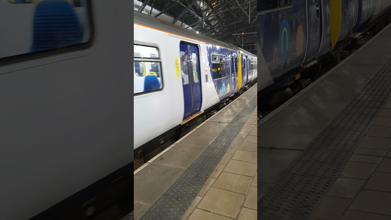 Northern Class 150 arrives at Liverpool Lime Street