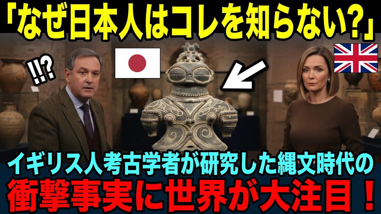 【海外の反応】「縄文文明は人類史上最も大事」イギリス古代学研究者が解明した縄文文化が世界中で大絶賛されている理由【衝撃】