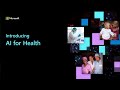 Introducing AI for Health