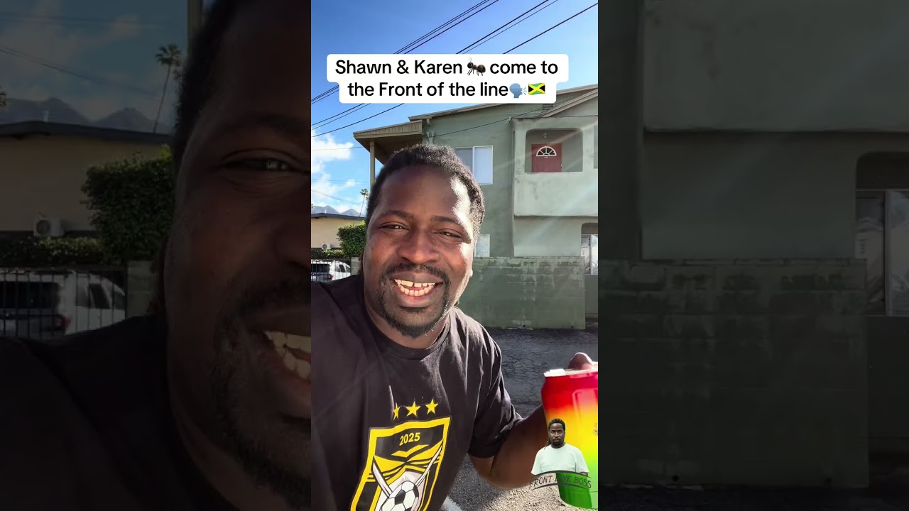 Шон и Карен 🐜 встают в начало очереди 🗣️🇯🇲