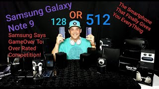 Samsung Galaxy Note 9! 512 & 128 GIG Compared🤩 Note9 Best phone in the world🤔Let's find out