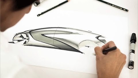 Drawing a Car - Timelapse Sketch