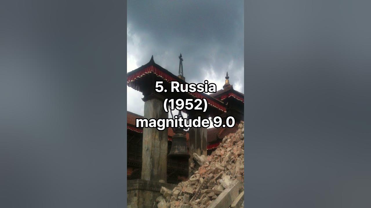 Top 10 largest earthquake in history