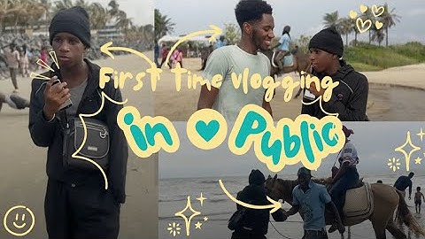 First Time Vlogging in Public 
