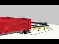 Palletizing by robots with automated truck loading system demo