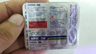 Almox 250mg tablet | Amoxicillin 250mg Tablet | Almox 250mg Tablet Uses benefits reviews in hindi